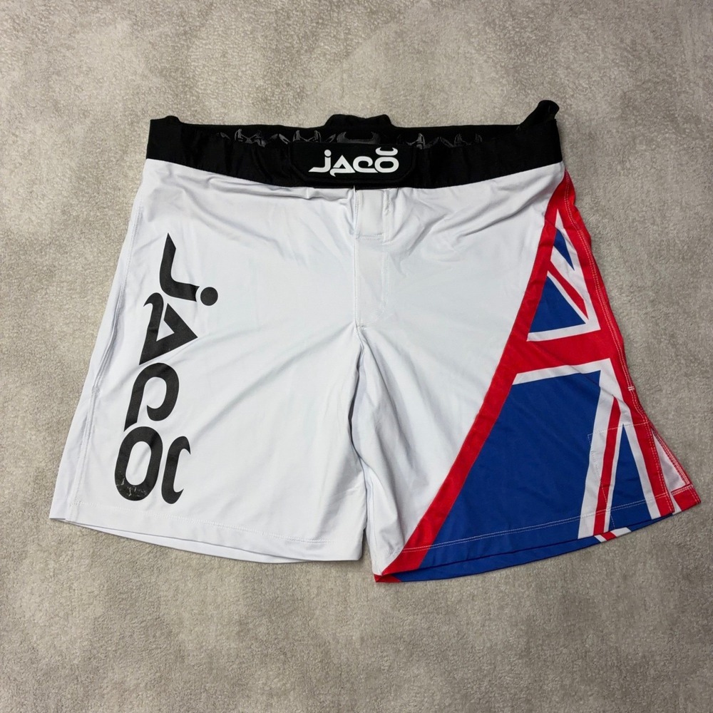 Jaco MMA Resurgence Fight Shorts Union Jack UK Jiu Jitsu Grappling Mens 40